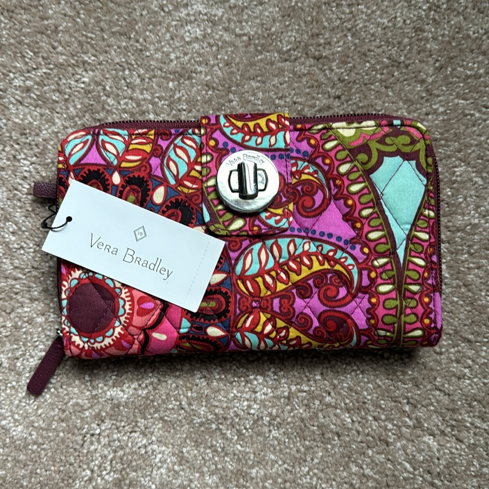 Vera Bradley Turnlock Wallet